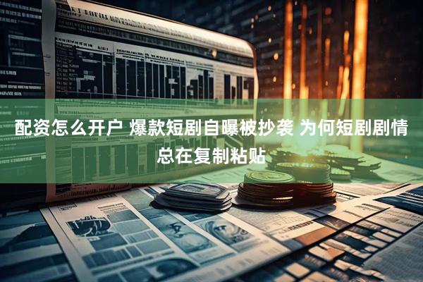 配资怎么开户 爆款短剧自曝被抄袭 为何短剧剧情总在复制粘贴