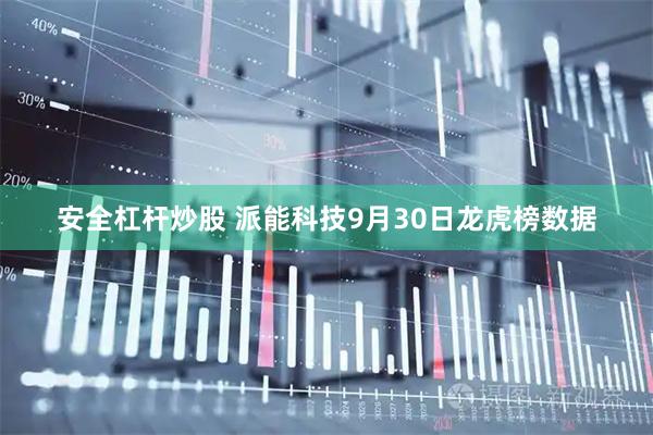 安全杠杆炒股 派能科技9月30日龙虎榜数据